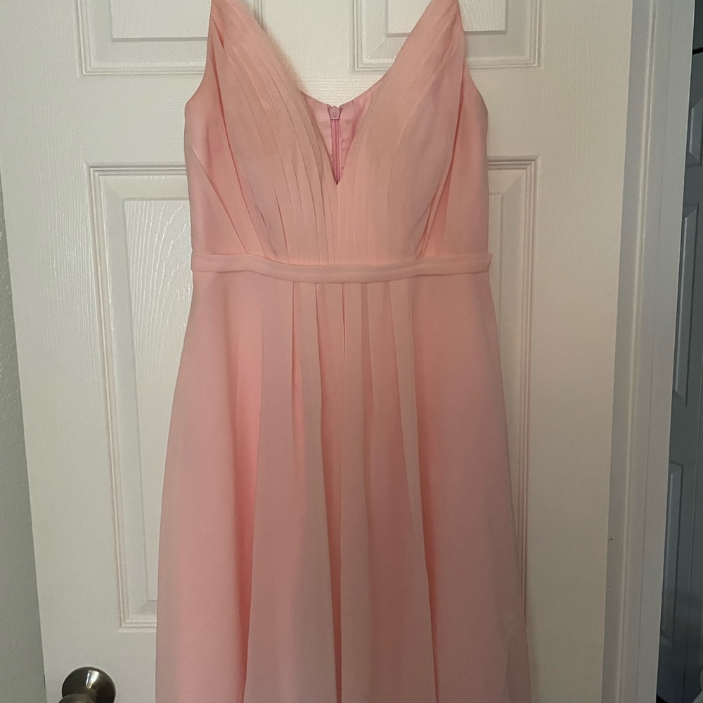 Size 8 Petal Pink bridesmaid dress